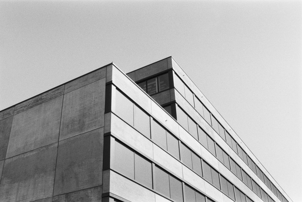 Blick auf Gebäudewand